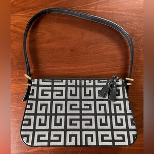 Givenchy Signature Canvas and Leather Baguette Bag